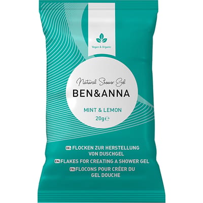 Ben & Anna Douchegel Vlokken Mint & Lemon
