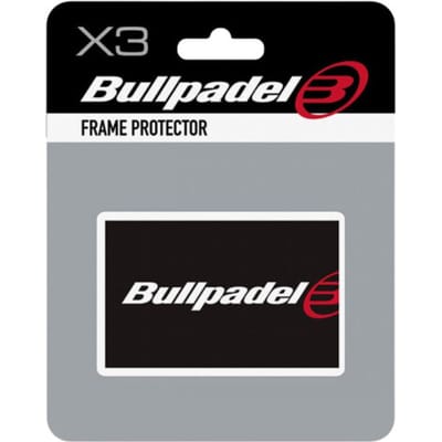 Bullpadel Frame protector x3 - zwart/wit - 3stuks