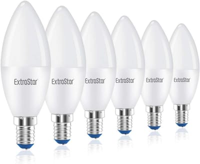 6x Ledlamp E14 8W Warm Wit (3000K) - Vervanger 64W Gloeilamp - Energiezuinig