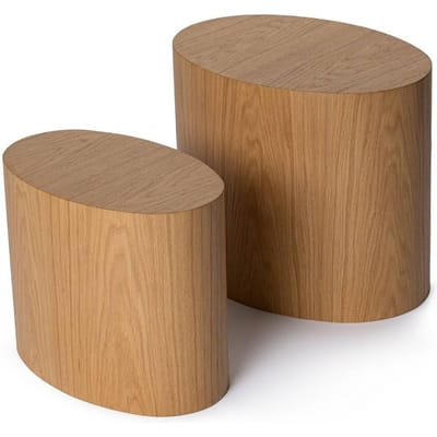 Elipse bijzettafel set van 2 | Kalune Design