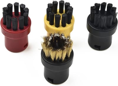 Power Nozzle Steam Cleaner SC Series SC 1 2 3 4 5 SI 4 SG 4 Vacuum Cleaner Sweeper Replace Vacuum Cleaner Nozzle Replacement Parts for Steam Cleaners(4pcs)