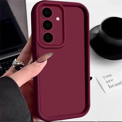 Zachte TPU Hoes Voor Samsung Galaxy A16 A56 A26 A55 A54 A53 A35 A15 A06 A25 A34 A36 5G Schokbestendig Effen Kleur Siliconen Telefoonhoes For Samsung A54 5G