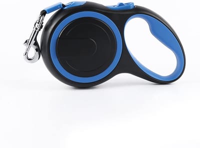 Huisdier Rollijn - Automatische Hondriem - Veilige Wandelingen - 8 Meter Lengte - Tot 50kg - Blauw