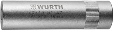 Wurth - 1/2 inch bougiedopsleutel - 1/2 inch bougiedopsleutel Sleutelwijdte 16 mm