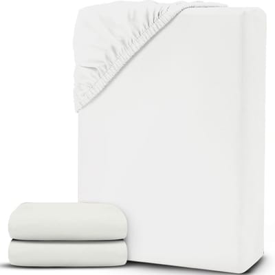 ApexArte® Matrasovertrek 160x200 - Dekbedovertrek - Hoeslaken - Matrasbeschermer - Extra Zacht - Wit