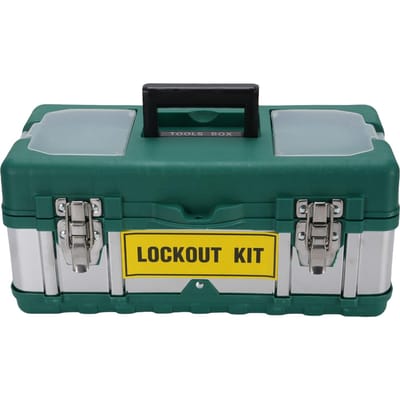 Lockout Tagout Box Multifunctioneel Nylon Gemakkelijk Toegankelijk Lock Out Tag Out Station Veiligheidshangslotbox gray