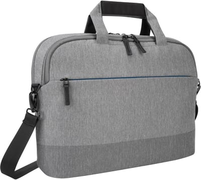 Notebooktas - Laptoptas Aktetas - Veilig Vervoer - Slank Profiel - 156 inch - Lichtgrijs