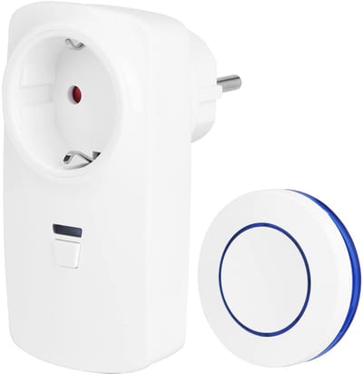 Fdit Wireless socket, power supply, appliances, switches, household, remote control, controller, socket, electrical appliances, remote control (EU plug 250V)