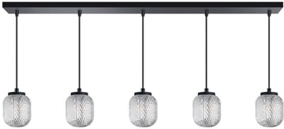 ETH Kristel Hanglamp balk 5x G9