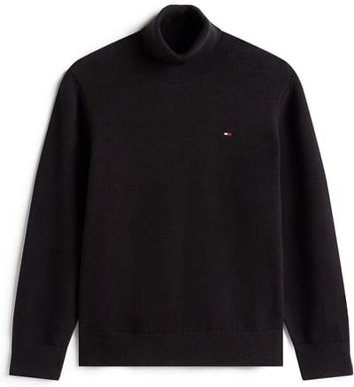 Tommy Hilfiger - Pullover - Sweater - Turtle Neck - Zwart - Maat 92