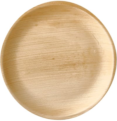 25 Borden, palmblad "pure" rond Ø 25 cm · 2 cm