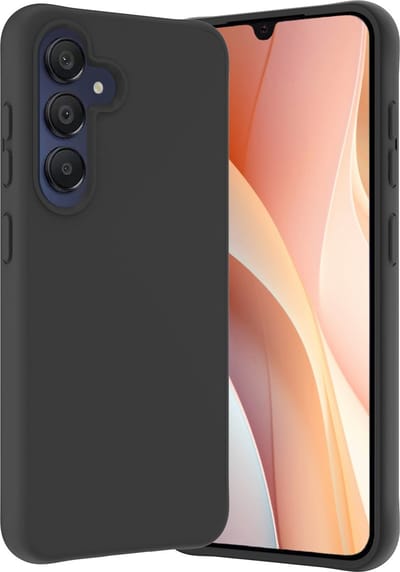 Hoes - Geschikt voor Samsung Galaxy A15 - Sterk & Shockproof - Hoesje Cover - Siliconen Case - Zwart
