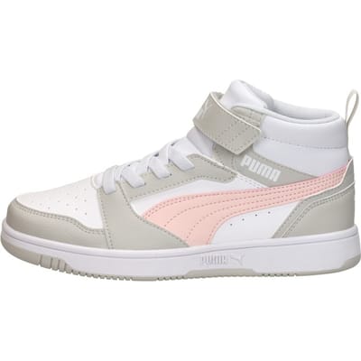 PUMA Puma Rebound V6 Mid AC+ PS FALSE Sneakers - PUMA White-Frosty Pink-Sedate Gray