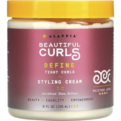 Alaffia, Belle Boucles, Crème Coiffante, 8 fl oz (235ml) pink