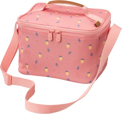 Fresk Grote Koeltas Kind 6.2 L – Lunchtas Meisjes – Thermische Lunch Koeltas - Met Bestekvak - Waterafstotende Lunchtas - Roze - Summer Fruit