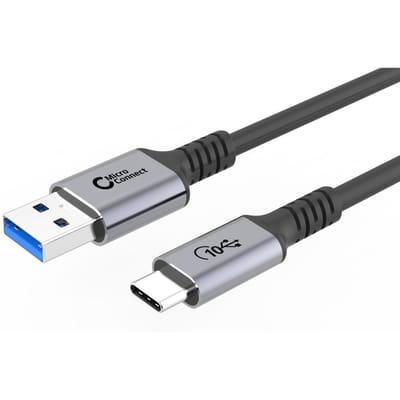 Microconnect USB3.2AC2 USB-kabel 2 m USB 3.2 Gen 2 (3.1 Gen 2) USB C USB A Zwart