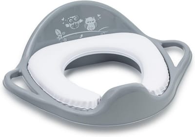 Kindertoiletbril met Zitkussen en Handgrepen - Antislip en Universeel