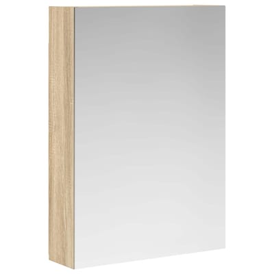 vidaXL - Badkamerspiegelkast - Sonoma - Eik - 50 - x - 14,5 - x - 70 - cm - Bewerkt - hout