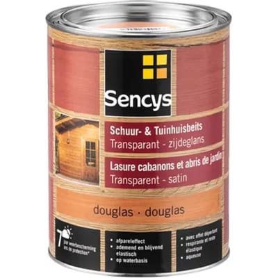 Sencys Tuinhoutbeits Tuinhuis En Schutting Transparant Douglas 2,5l