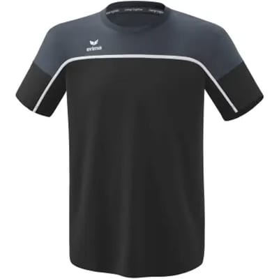 Erima Change T-Shirt Heren - Wit / Slate Grey / Zwart | Maat: M