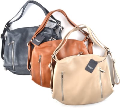 Giuliano rugtas/schoudertas Karina - Taupe - Dames - Made in Italy