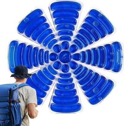 Head Ice Pack Under Hat - Cool Down Insert voor Helm | Herbruikbare Scooter Helm Cool Down Liner voor Running Outdoor Sport Camping