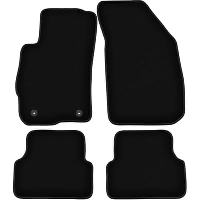 BASIC zwarte veloursmatten voor: Chevrolet Aveo II T300 hatchback, sedan (2011-)