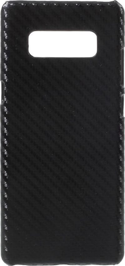 Shop4 - Samsung Galaxy Note 8 Hoesje - Harde Back Case Carbon Zwart