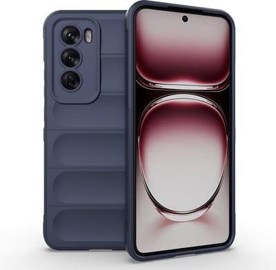 Coverup Hoesje - Geschikt voor OPPO Reno12 Pro Hoesje - Coverup Hands-On Rugged Back Cover - Donkerblauw