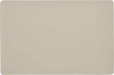 Zeller placemats lederlook - 1x - 45 x 30 cm - creme