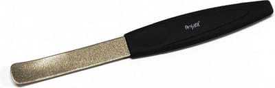 Rojafit Professionele Voet & Hand Nagel vijl - Softgrip - Saffier - 18,5 cm.- Zwart