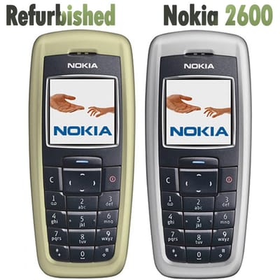 Gereviseerde Nokia Originele Nokia 2600 Mobiele Telefoon Simple Set grijze kleur