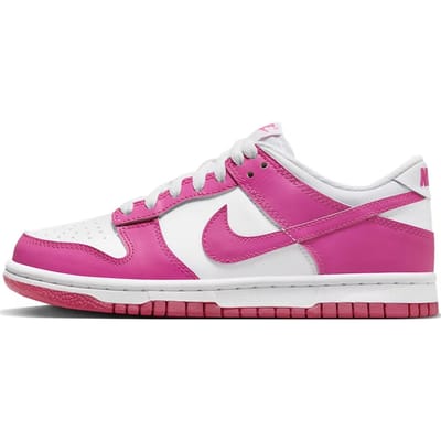 "Nike Dunk Low GS ""Laser Fuchsia"" - Sneakers - Dames - Kids"