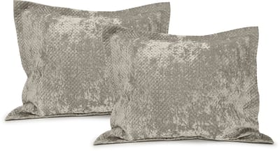 LINNICK Velvet Kussensloop - Taupe - Kussensloop 60x70cm - Kussenslopen Set van 2