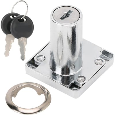 3 stuks/set bureau ladeslot met sleutels kantoor kast kledingkast deurslot hardware accessoire gray
