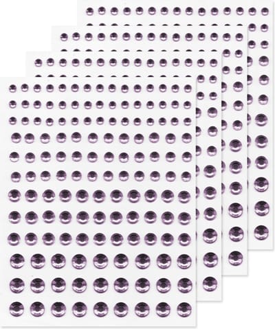 Glitter steentjes - Face Jewels - Roze Glitter Steentjes - Zelfklevend - Makkelijk te Verwijderen - 4 pack