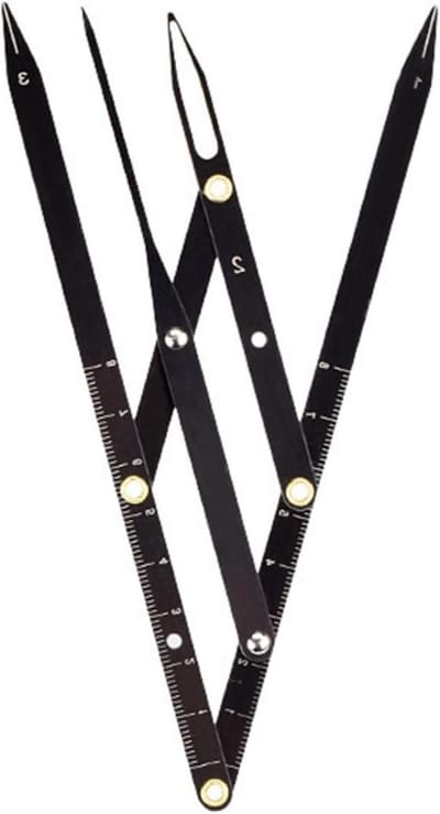 Nauwkeurige Eyebrow Ruler voor Perfecte Wenkbrauwvorm, Vouwbare Eyebrow Gauge en Positioneringshulpmiddel met Gouden Verhouding voor Professionele Make-up