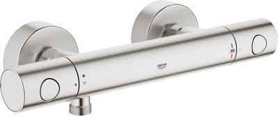 GROHE Grohtherm 1000 Cosmopolitan M thermostatische douchekraan - 15cm - Supersteel (rvs)