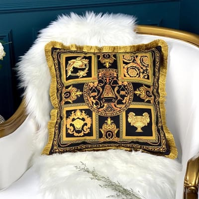 Decoratieve Kussenhoezen - Sierkussens Barokstijl - Woonkamer Decoratie - Onzichtbare Ritssluiting - 50x50cm
