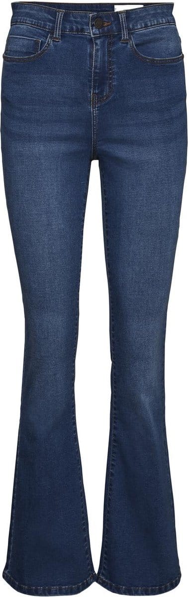 NOISY MAY NMSALLIE HW FLARE JEANS VI021MB NOOS Dames Jeans - Maat W26 X L32