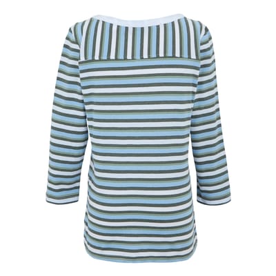 Regatta Dames/Dames Baylette II Gestreept T-shirt (Wit)