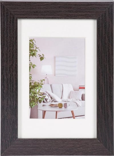 Fotolijst - Henzo - Modern - Fotomaat 10x15 cm - Donkerbruin