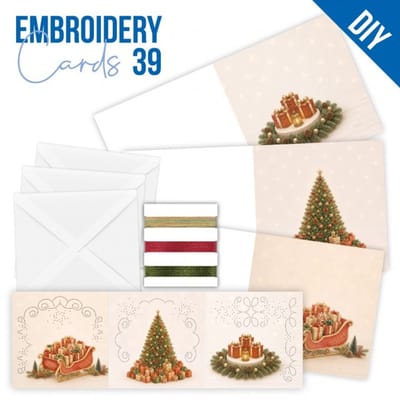 Stitch and Do Cards 39 - Christmas Presents - Stitch and Do borduursets incl. borduurgaren - Gratis verzonden - STDOPP039