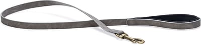 Beeztees Balacron Ax Hondenriem Kunstleer - Grijs - 100 cm x 20 mm