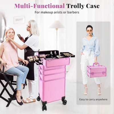Kapperskoffer - Make Up Trolley - Beauty koffer - opbergkoffer