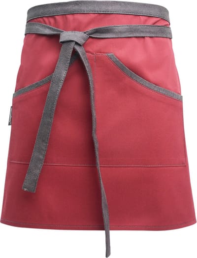 Pavelinni | San Sebastian | Korte Horeca Schort | Keuken/kookschort | Horeca sloof | Rood