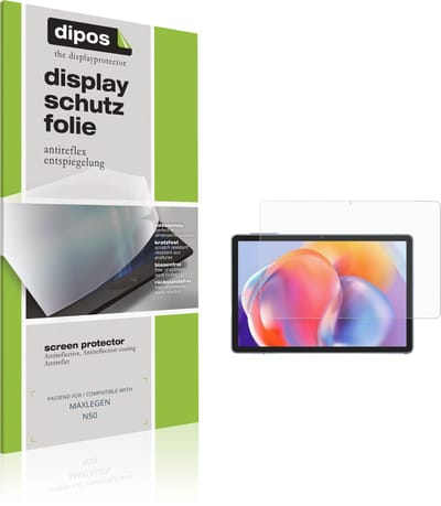 dipos – 2x Matte Beschermfolie geschikt voor MAXLEGEN N50 | Krasbestendige & antireflecterende Screenprotector Ultra-Thin
