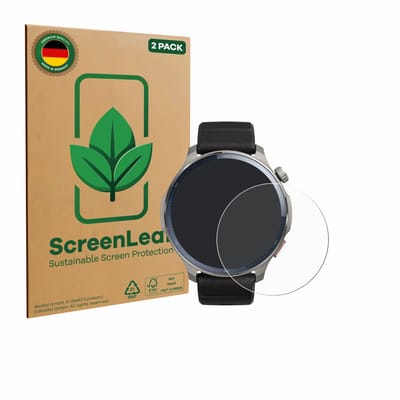 2 Stuks Screenprotector voor Huami Amazfit Balance 2 - Hoogwaardige Beschermfolie transparant