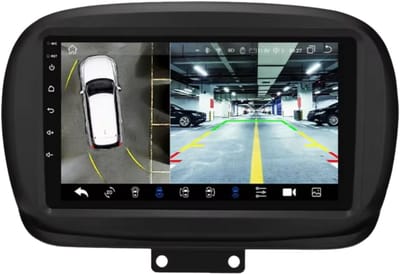 Autoradio bluetooth met camera - Carplay - Voor Fiat 500X (2014-2020) - Geschikt voor Apple en Android - Stereo - Navigatie - Navigatiesysteem auto