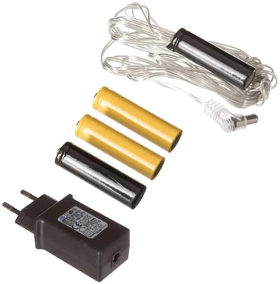Feeric Batterijvervangers - voor 3 AAA batterijen - Batterij Eliminator - batterij adapter - transformator